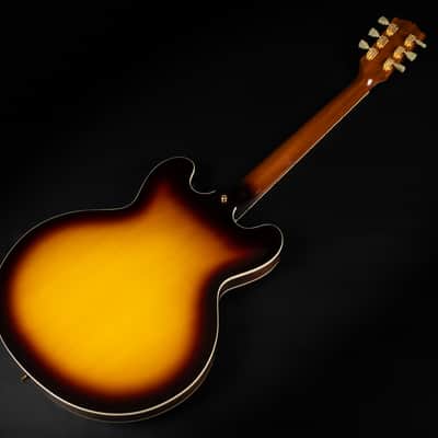 2009 Gibson Memphis ES-345 Stereo Reissue - Vintage Sunburst | USA Semi-Hollow Classic '57 Humbuckers Varitone Switch | OHSC image 12