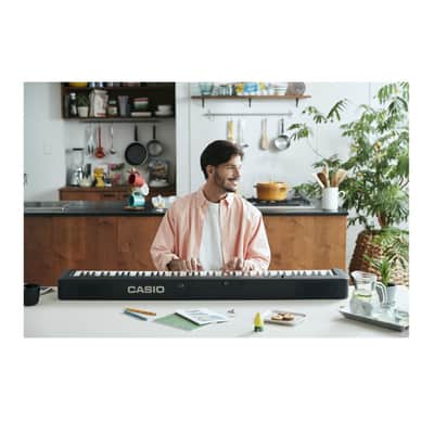 Casio CDP-S160 Portable Digital Piano with 88-Key Weighted Action, Sheet Music Stand, Power Supply, USB-MIDI and 10 tones, black (CDP-S160BK) image 2