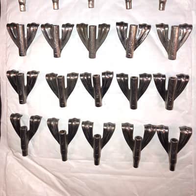 8 Complete Sets of Ludwig WFL Tension Rods & Claws & Lug Casings Club Date 1950s - 1960s - Nickel image 23
