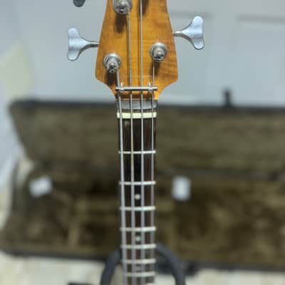 Yamaha TRBX174EW Mango Wood 4-String Bass (Natural) + Gator TSA ATA Molded Case image 7