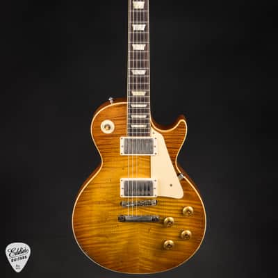 2021 - Gibson Custom Shop Made 2 Measure Murphy Lab '59 Les Paul Standard Murphy Painted Ultra Heavy Aged Honey Lemon Fade image 3
