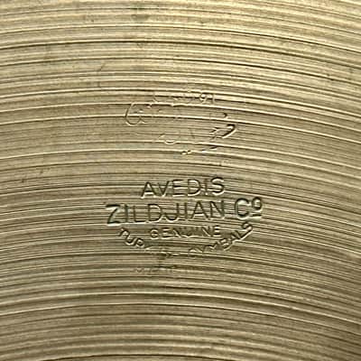 14" Zildjian A 1940s-1950s Trans Stamp Hi-Hat Cymbal Pair 762g/788g *Video Demo* image 3