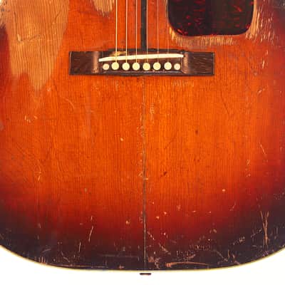 Gibson J-45 1948 acoustic guitar - honest vintage workhorse with soul, history and legendary sound - check video! image 4