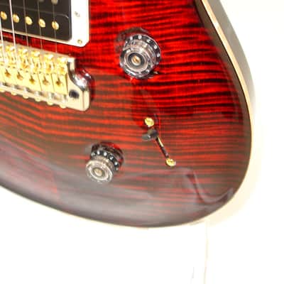 PRS Paul Reed Smith Custom 24 "Floyd" 10-Top Guitar, Rosewood Fretboard, Fire Red Burst image 6