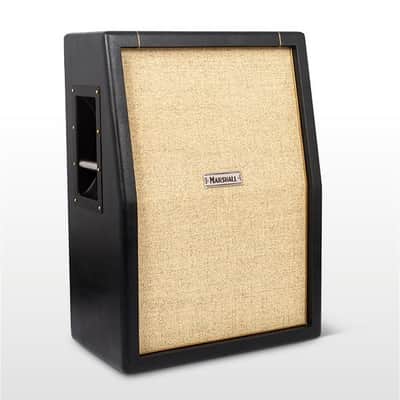Marshall 2 x 12" G12M-65 Creamback Upright Amp Cabinet, Black image 2