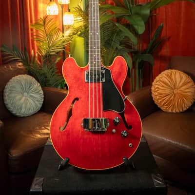 Gibson EB-2-C 1968 - Cherry Red image 1