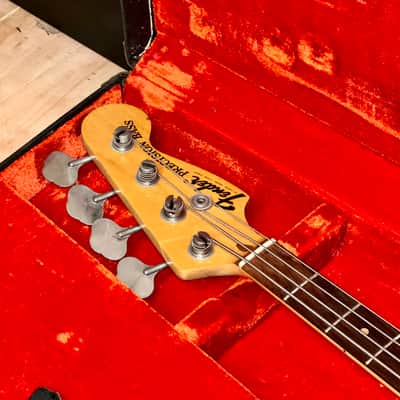 Stellar 1976 Fender Precision Bass with Rosewood Fretboard Sunburst, OHSC Amazing Vintage Bass ! image 20