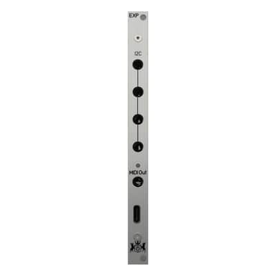Michigan Synth Works EXP Eurorack Expander for F8R/XVI - USB C/ MIDI/ I2C (Silver) image 1