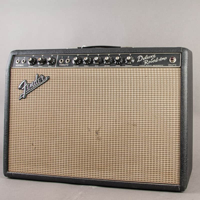 Fender Deluxe Reverb AB763 1966, Black image 1