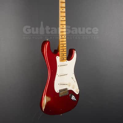 Fender Custom Shop Stratocaster 58 Relic Faded Aged 2022 - Candy Apple Red (COD 1127UG) image 9