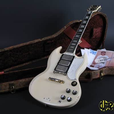 Gibson SG Custom   ex. Carlos Santana  1961 White image 9