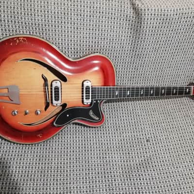 Musima Record 15 60-s 2 tone sunburst image 4