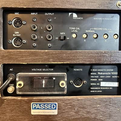 Nakamichi Tri-Tracer 1000 3-Head Vintage Hi-Fi Cassette Player image 11