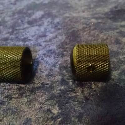 1980s Kramer Black dome knob 2x set screw image 2