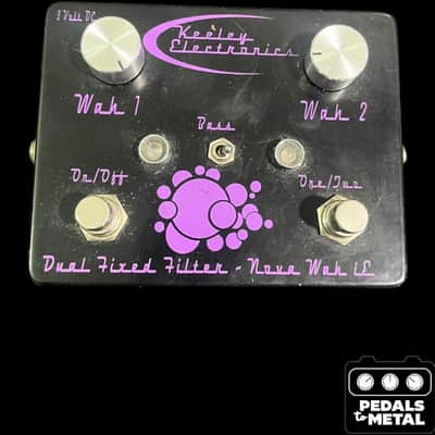 Keeley Dual Fixed Filter w/ Purple Letters - Black - X19961 image 1