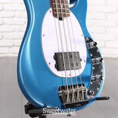Sterling By Music Man StingRay RAYSS4 Electric Bass Guitar - Toluca Lake Blue (RaySS4TLBd1) image 5
