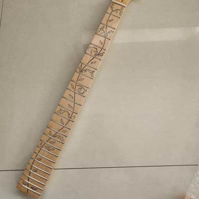Maple Guitar Neck, 24-Frets Tree of Life Inlay image 1