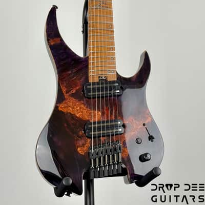 Legator Ghost X7F Multiscale Headless 7-String Electric Guitar w/ Bag - Magma image 3