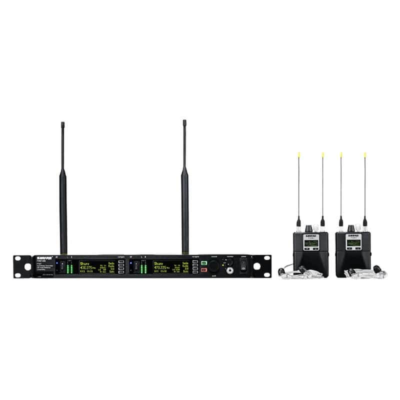 Shure P10TR425CL-G10 PSM1000 Series Complete Wireless Dual In-Ear Monitor System - Band G10 (470-542 MHz) 2010s - Black image 1