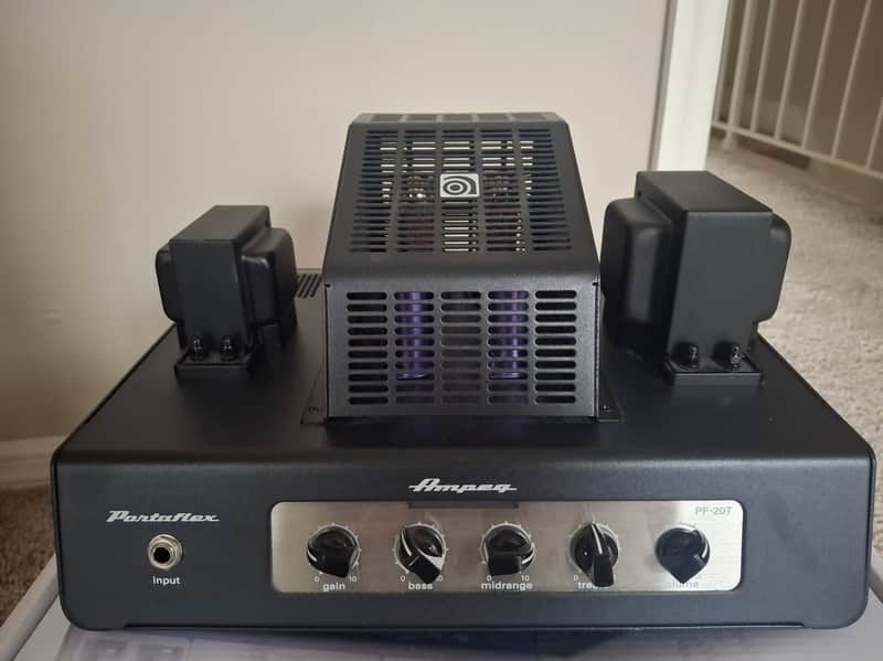 Ampeg PF-20T Portaflex 20-Watt Tube Bass Amp Head | Reverb