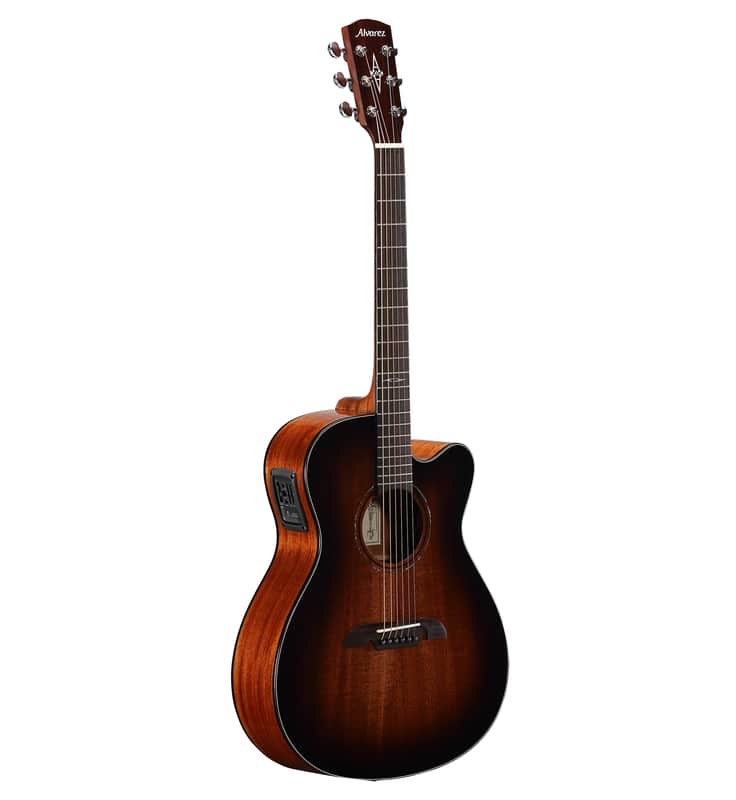Alvarez AF66CESHB Folk with Electronics Shadowburst image 1