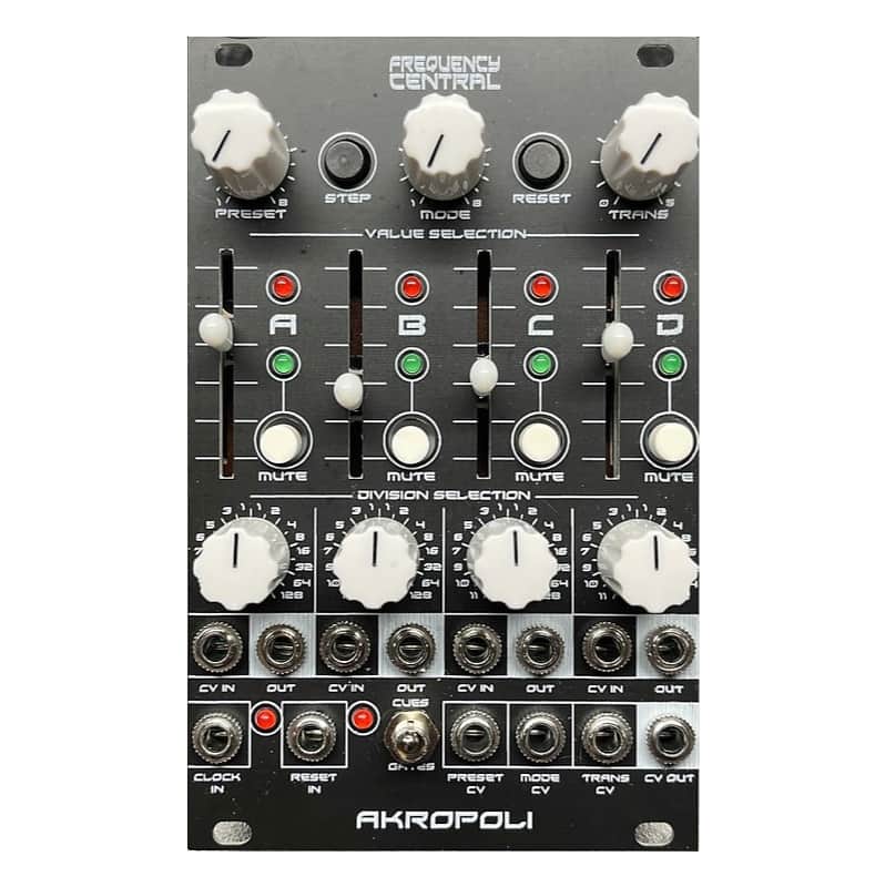 NEW Frequency Central Akropoli (Pre-Release SERIAL #0001) (Generative CV Sequencer & 4 Channel Clock Divider) for Eurorack Modular image 1