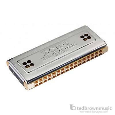 Hohner Tremolo Echo Harp Double-Sided C/G Harmonica - 54/64 CG image 2