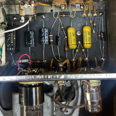 1955 Fender Tweed Champ 5E1 (changed transformer) image 9