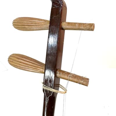 Electric Erhu chinese violin experimental instrument Electric Ehru 1970s Snakeskin image 8
