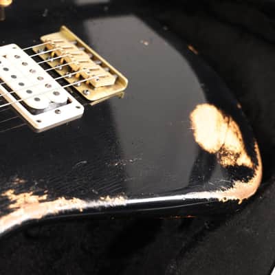 Charvel Custom Shop San Dimas Nitro Aged Faded Black 2024 - Nitro faded black image 5