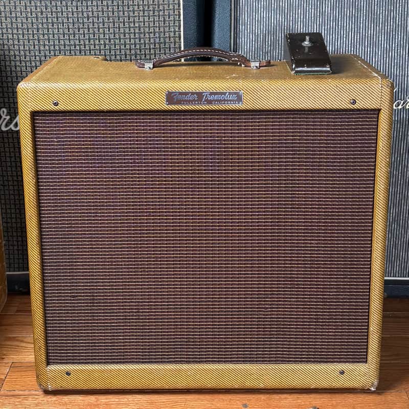 1960 Fender Tremolux 5E9A Vintage 1x12 Tweed Narrow Panel Pre CBS Tube Combo Amplifier! image 1
