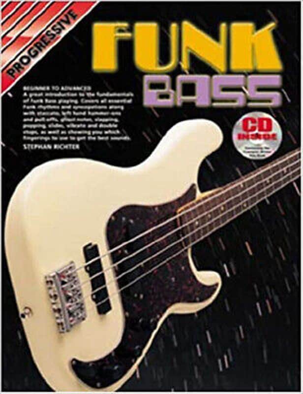 Learn How To Play Guitar Funk Bass Guitar Music Book + TAB Play Along CD - G8 image 1