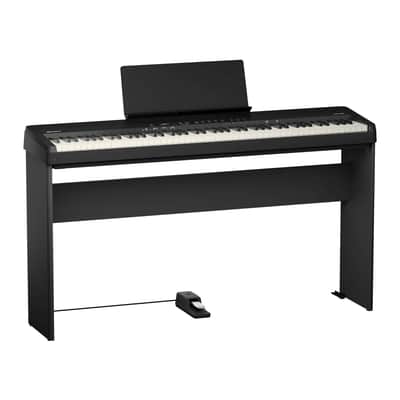 Immagine Roland FP-40 88 Key Portable Stereo Digital Piano with PHA-4 Keyboard (Black) - 3