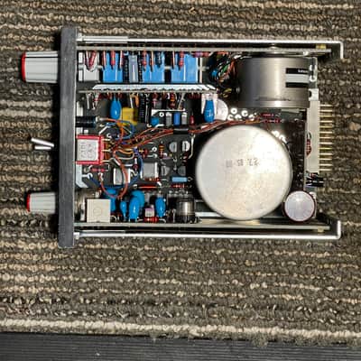 Pair of Neumann V476B Microphone Preamplifiers with Power Supply mounted in rack image 9