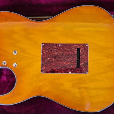 Fret King Country Squire Semitone Deluxe Thinline wHSC Natural HSH Blend Control image 11