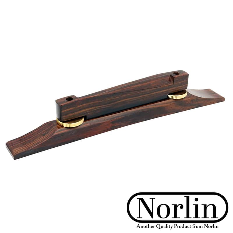 Norlin Archtop Slanted Rosewood Bridge for Gibson® & Epiphone® Guitars-Gold image 1