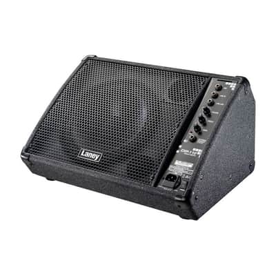 LANEYCONCEPT CXP-110 active stage monitor 65W 10" Powered Monitor wedge with Floor or Pole stand operation image 6