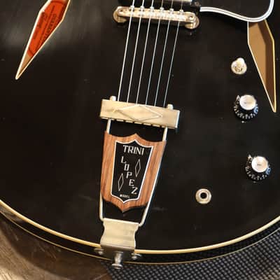 Minty! 2022 Gibson Custom Shop '64 Trini Lopez Semi-Hollow Electric Guitar Black Ebony + COA OHSC image 5
