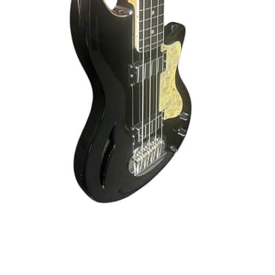 Lakland Skyline HB-30 Short Scale Hollow Body, Black Gloss / Pau Ferro 7.4 LBS *IN STOCK* image 5
