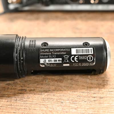 Shure SLX24/SM58 Handheld Wireless System - J3 Band: 572-596 MHz CG01L4J image 11