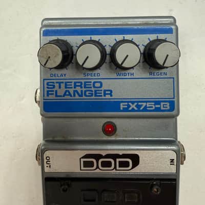 DOD Digitech FX75B Stereo Flanger Analog Vintage Guitar Effect Pedal *READ* image 2