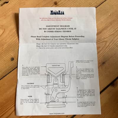 MojoAxe VibroStop Sideways Vibrola Conversion Kit for 1960 61 62 Gibson SG Pre Owned image 15
