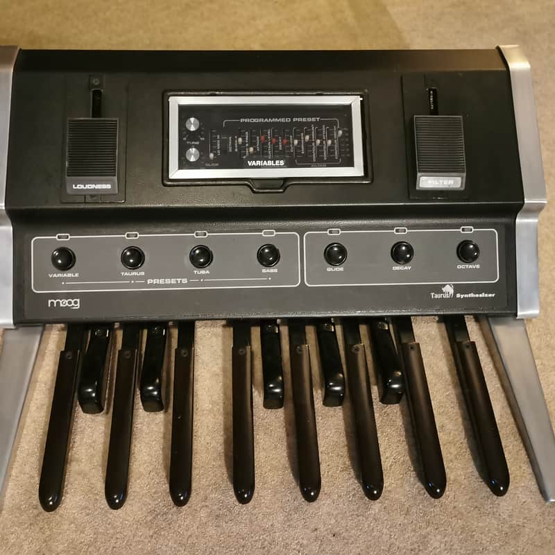 1974 – 1981 Moog Taurus I Black