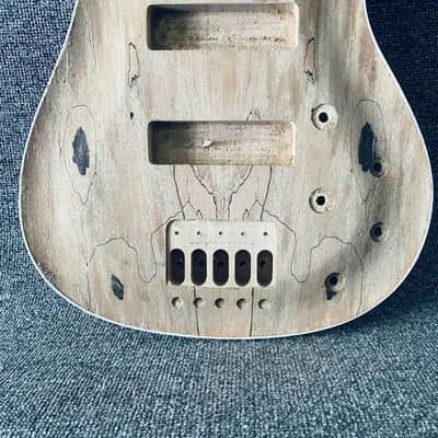 5 String Electric Bass Unfinished Basswood Body image 4