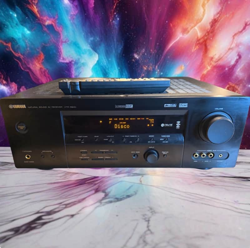 Yamaha HTR-5940 6.1 Ch 630W Natural Sound A/V Receiver Remote Bundle Serviced🔥 image 1