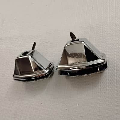 Ludwig 5/16” Bass Drum Curved Spur Mount Brackets….2 In Total… 1970’s…Chrome image 9