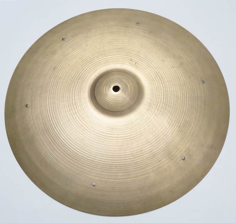 A. Zildjian 17" Large Stamp Crash Cymbal 1953 - 1957 image 1