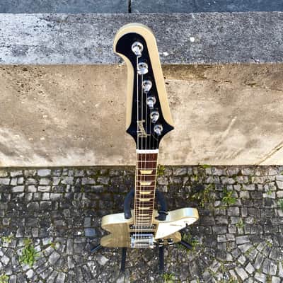 🎸 GIBSON FIREBIRD / ELLIOT EASTON TIKIBIRD / 2013 / gold mist poly / limited edition / incl. OHSC image 6