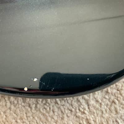 F-Style Bullet H-2 Fender Copy 1980s Metallic Black with Black Hardware image 4
