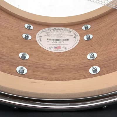 Ludwig Legacy Mahogany Snare Drum 14x8 Silver Silk image 4
